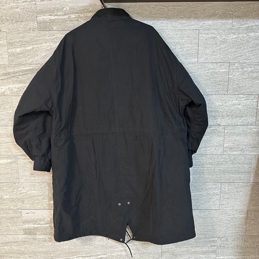 定価16492円　ビッグシルエット M-65 ライナーモッズコート　ブラックS