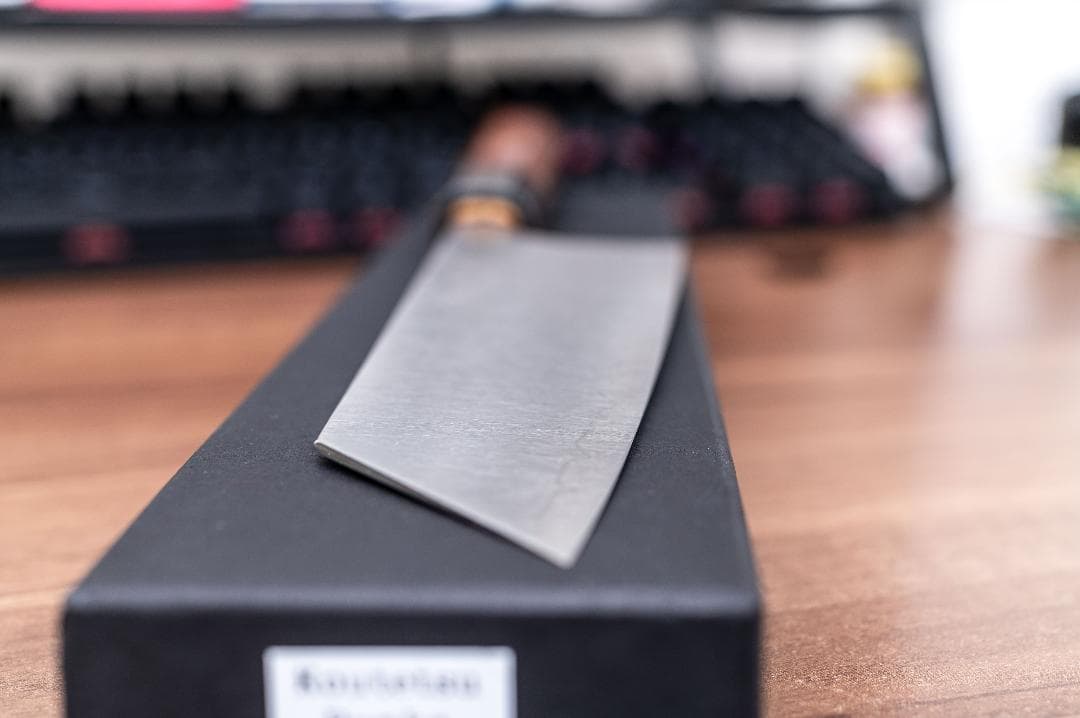 【未使用品】甲鉄 文化包丁180mm SG2粉末ハイス鋼 紫檀八角柄