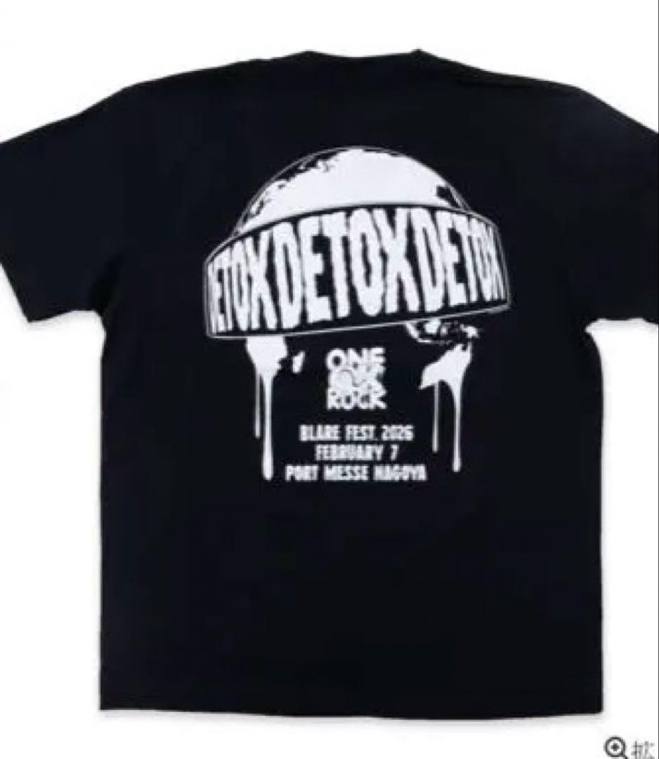 2026 ONE OK ROCK DETOX Tシャツ ブラックL（おまけ付き）