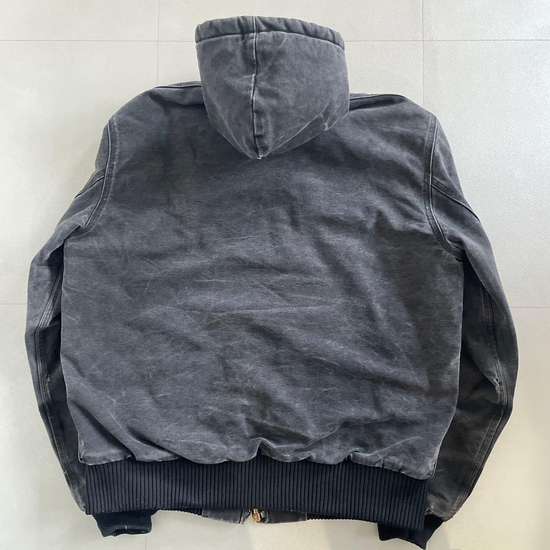 い*わ様 carhartt アクティブジャケット 墨黒 フェード USA