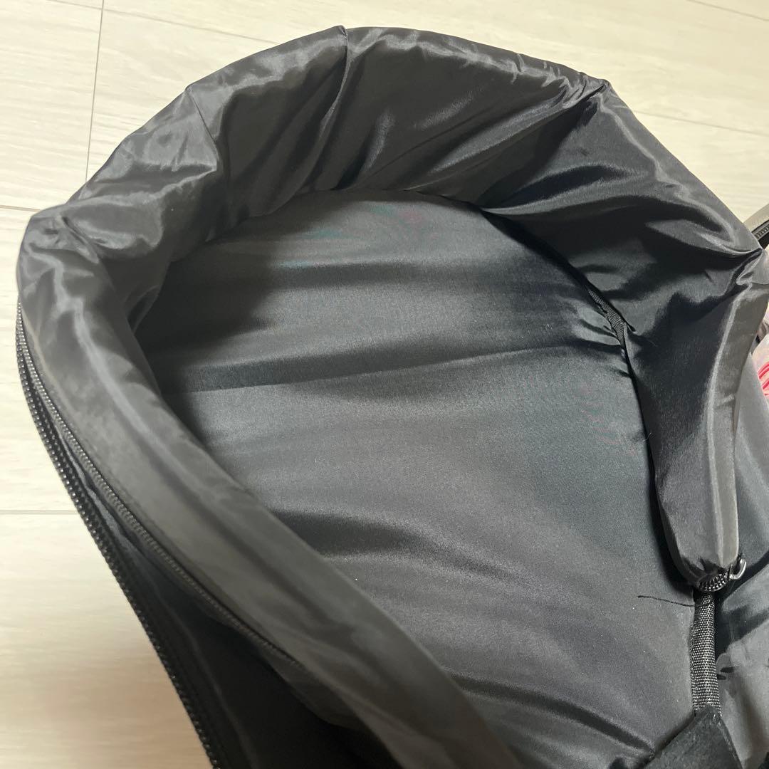 津軽三味線ケース 黒 赤 外ポケット付き