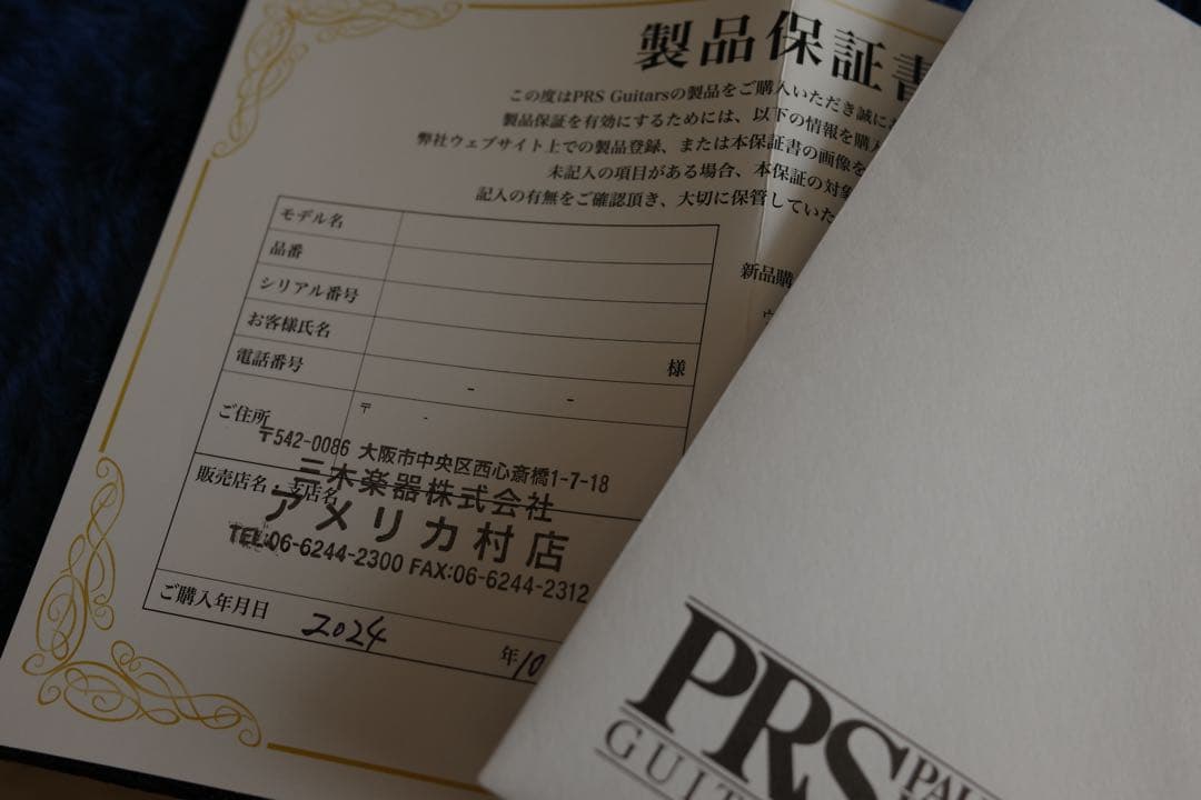 ご*う様 PRS CE24 Configuration Gold Top Lim
