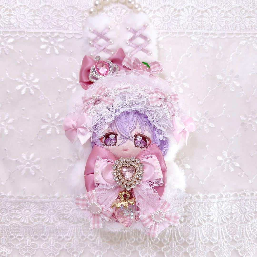 いつぬい　ぬい服　着ぐるみ　うさぎ　ピンク　白　ロリータ　あんスタ　苺　いちご