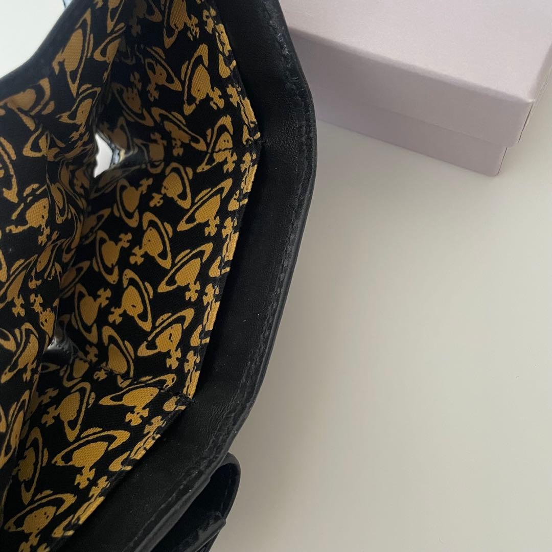Vivienne Westwood 黒 三つ折り財布