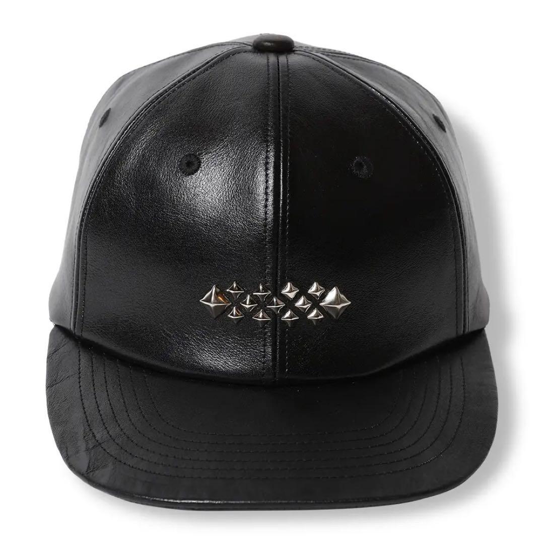 B*K様 CALEE STUDS LEATHER SOLID CAP キャップ