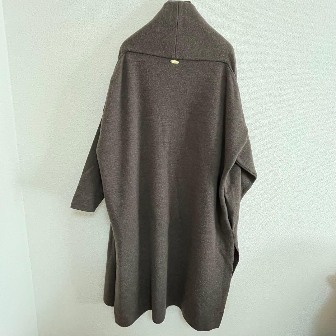 【美品】MUSE ドゥーズィエムクラス ウール ロング ガウンコート