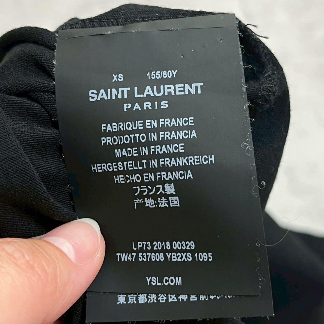SAINT LAURENT サンローラン Tシャツ ブラック XS ユニセックス