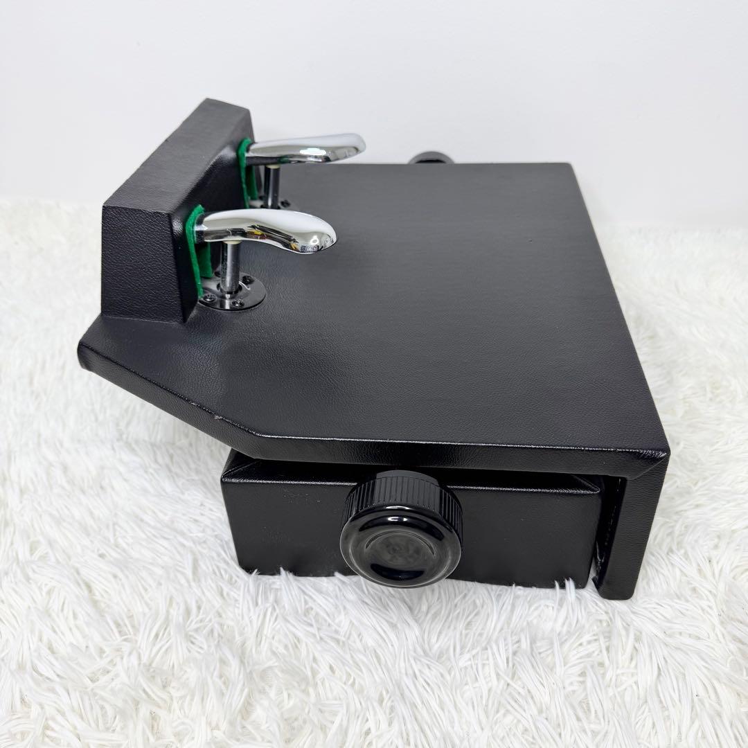 美品 ITOMASA ピアノ 補助ペダル P-33 BK 足台 補助台 ブラック
