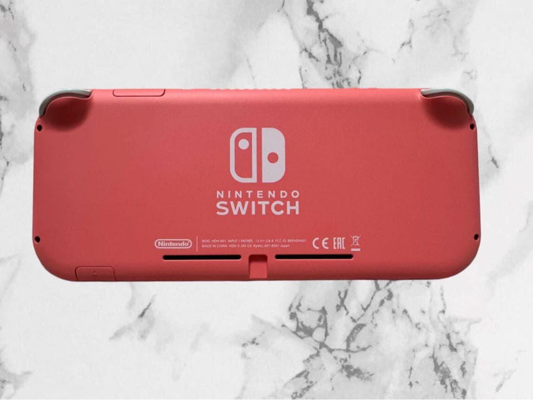 Nintendo Switch Lite コーラル 本体 充電器付き ケース付き