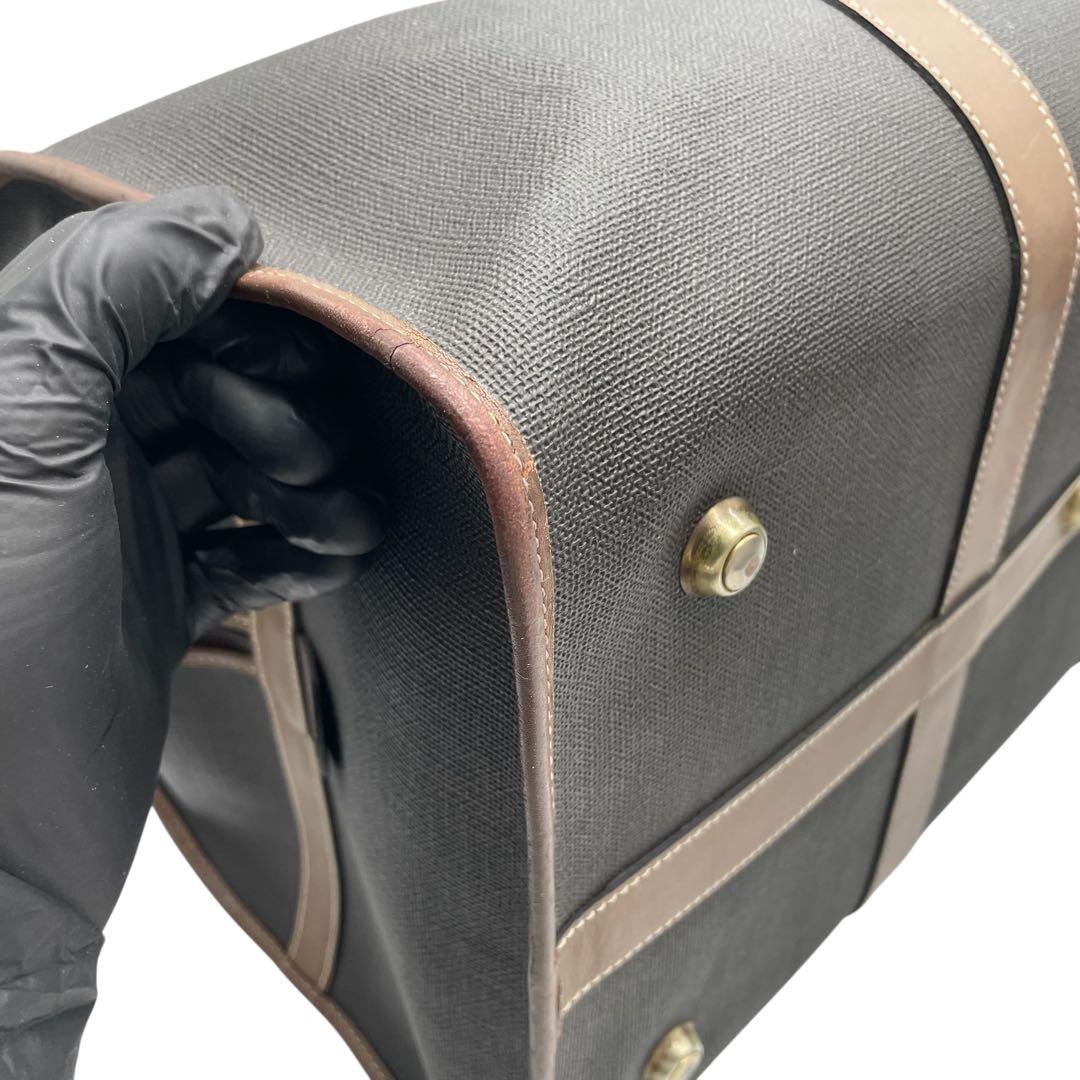 極美品　dunhill ダンヒル レザー PVC ボストンバッグ　トラベルバッグ