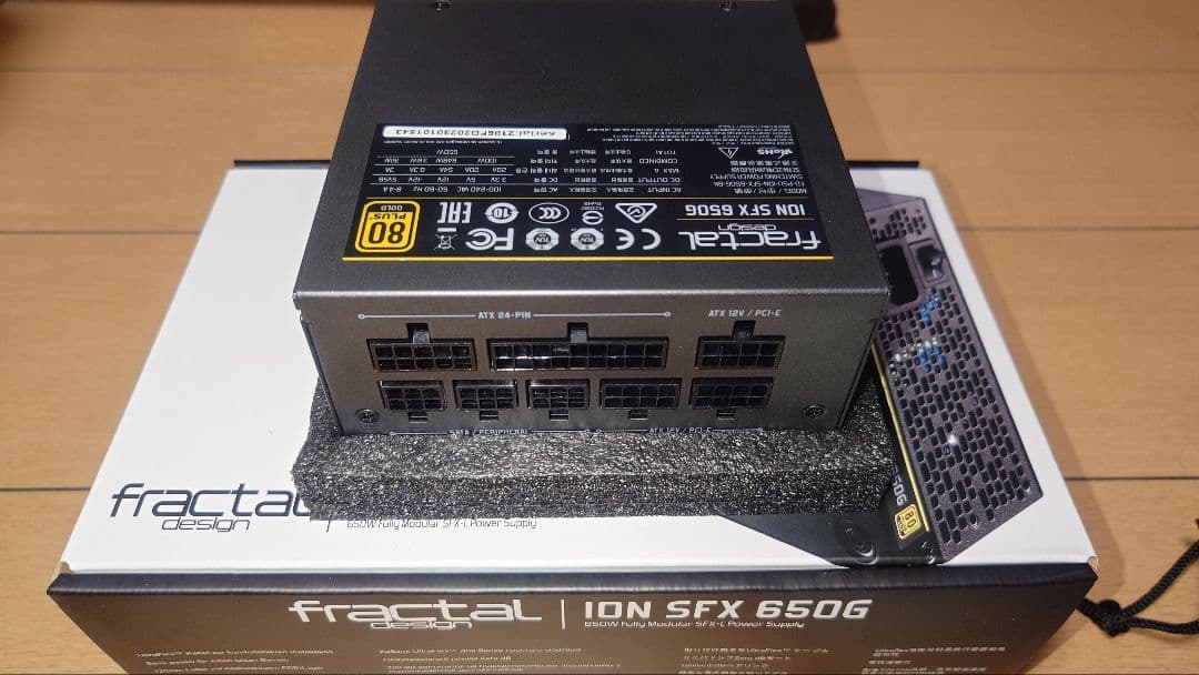 ION SFX 650G 650W 80PLUS Gold SFX-L電源