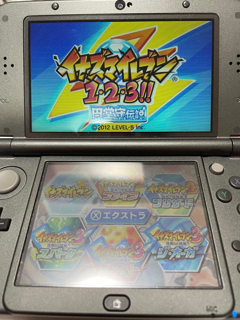 【箱ありソフト】イナズマイレブン1・2・3！！円堂守伝説 説明書付き