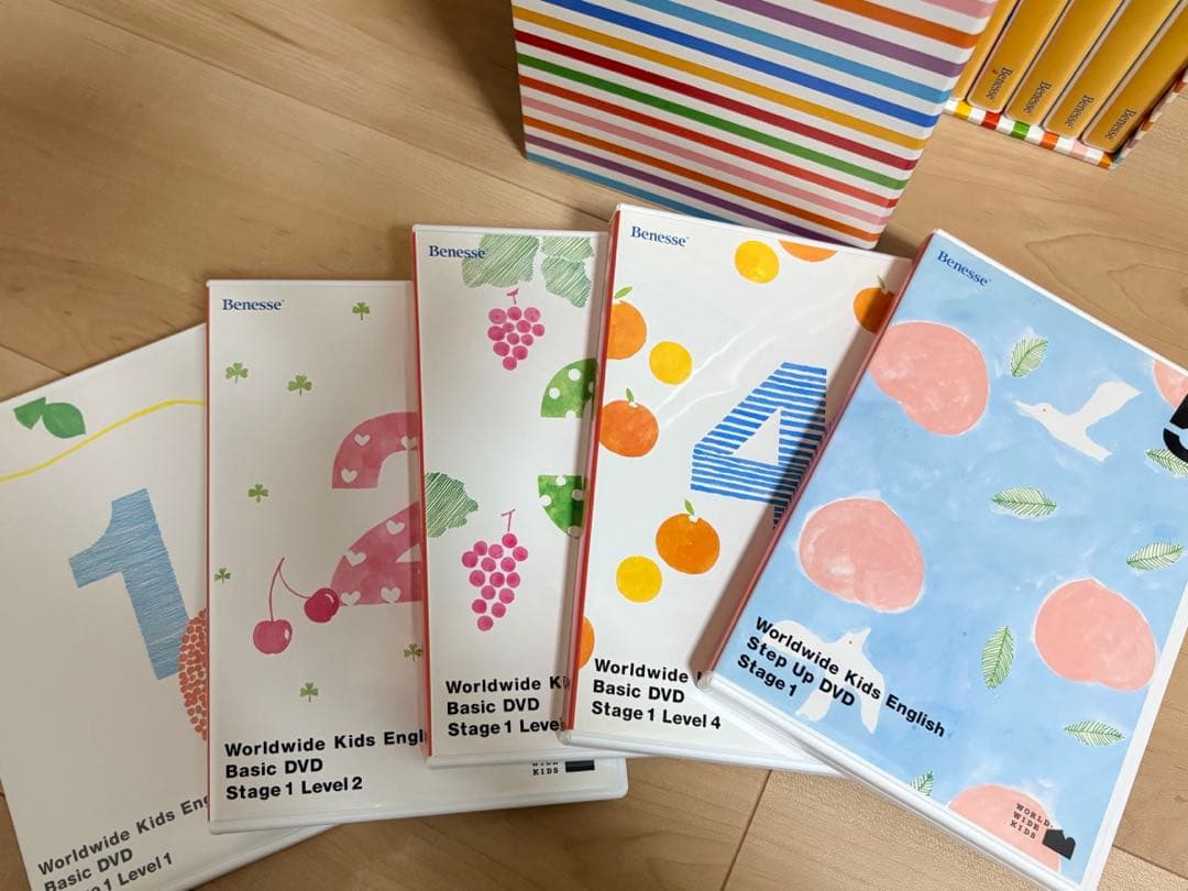 ベネッセWorld wide kids DVDと冊子のセット