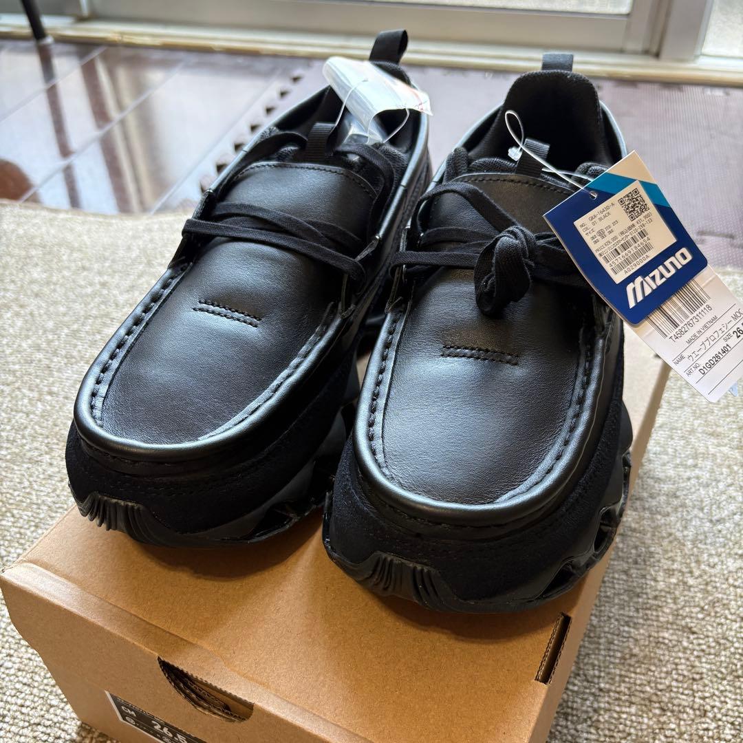 新品未使用WAVE PROPHECY MOC26.5cm Blackレザー