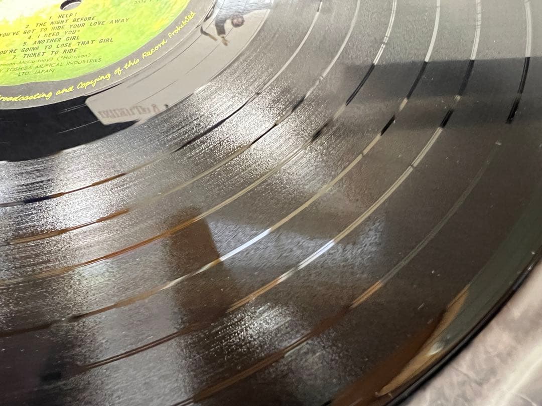 ビートルズ Help! 日本盤 AP-8151 LP洋楽レコード　歌詞カード付