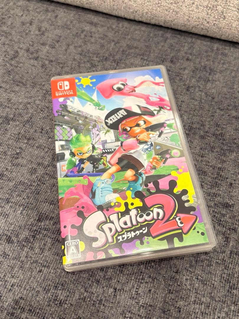 Nintendo Switch 本体 グレー(Splatoon2ソフト付き)