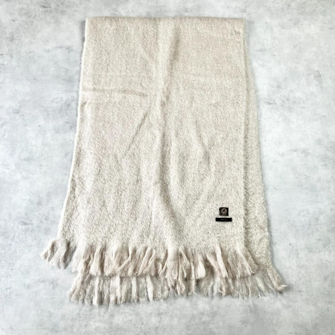 美品　ブルーアイベックス　カシミヤ大判ショール　ストール　マフラー636