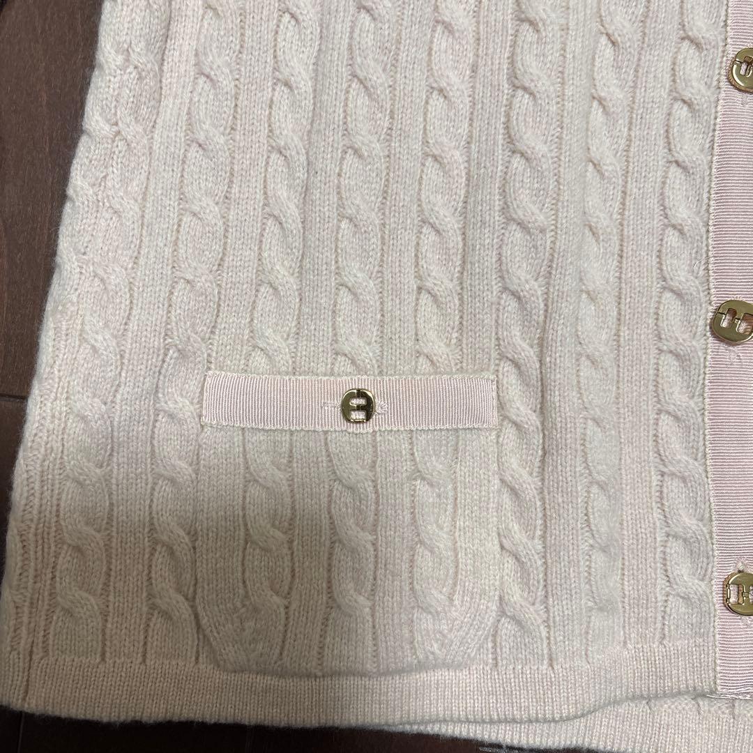 Salvatore Ferragamo ケーブルニットカーディガン S