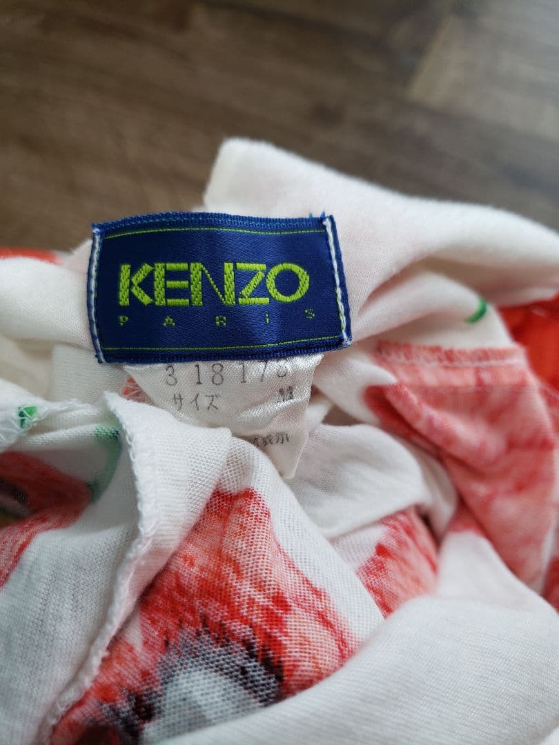 KENZO POPPY ノースリーブワンピース ポピー 花柄 ヴィンテージ