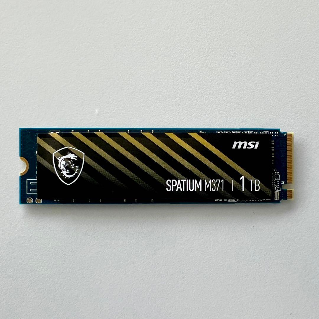 【1000円引き】MSI M.2 SSD SPATIUM M371 1TB
