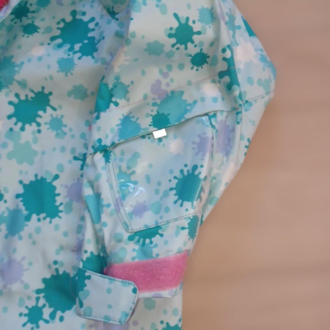 DESCENTE 子ども用スキーウェア 水色とピンク