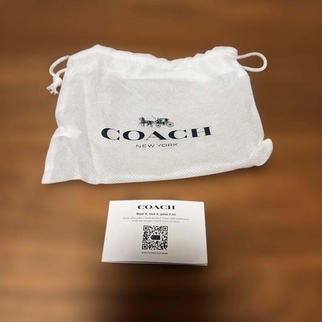 ⭐︎匿名配送⭐︎COACH スヌーピー 二つ折り財布 ネイビー　新品未使用