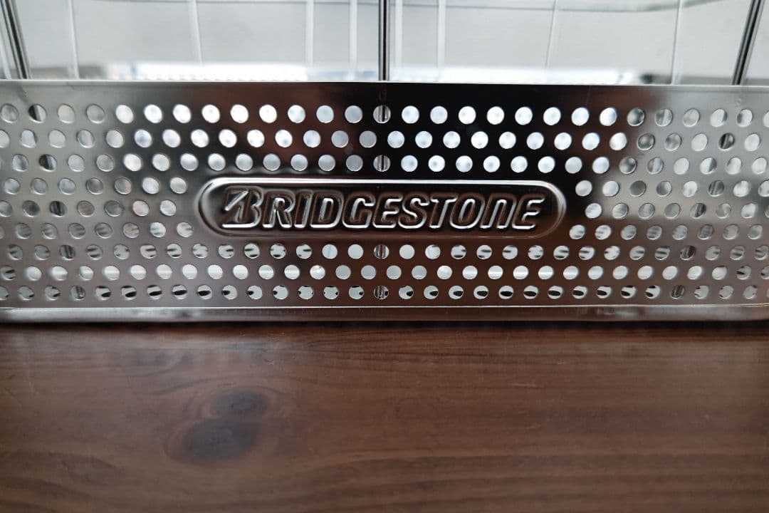 ブリヂストン　自転車　カゴ　フロント用ステンレス製メッシュバスケット新品