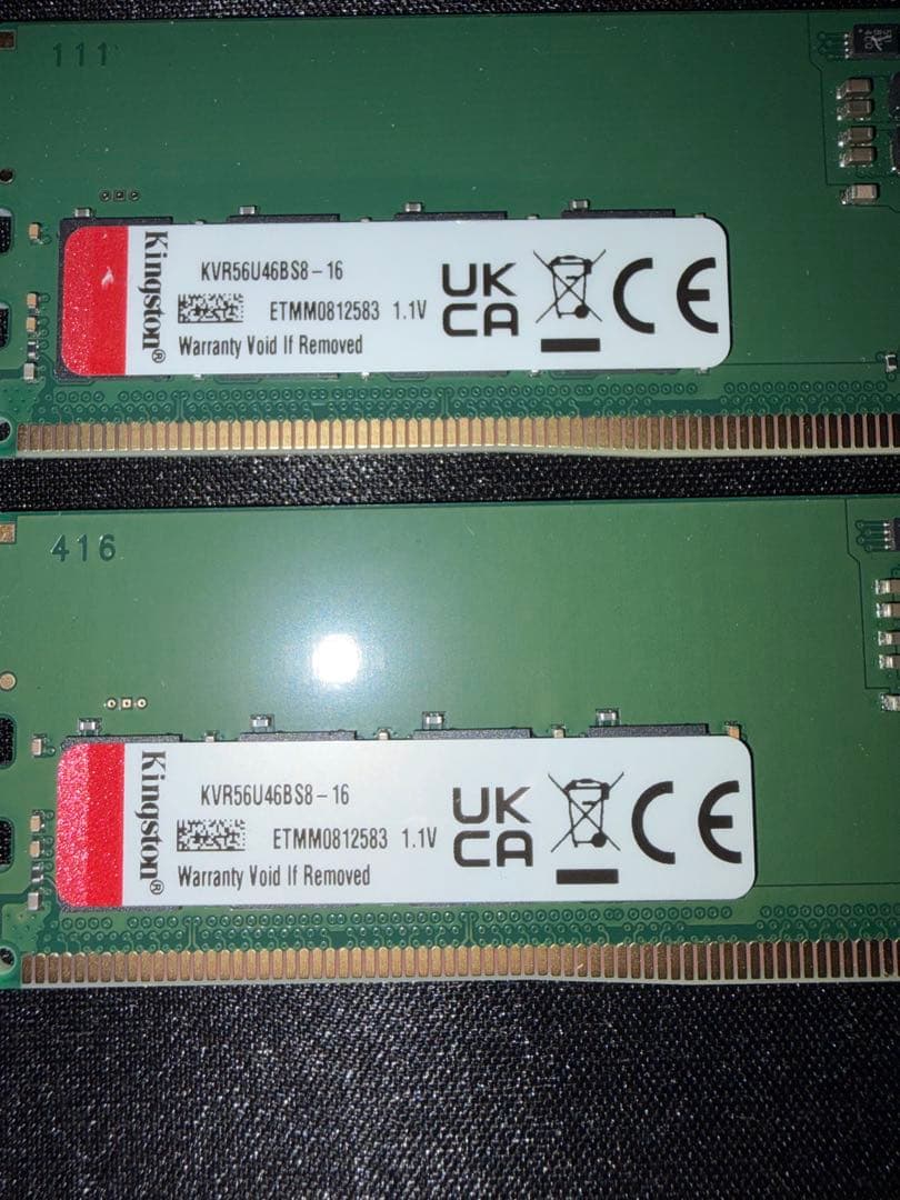 KVR56U46S8/16 16GB DDR5 ×2（32gb）