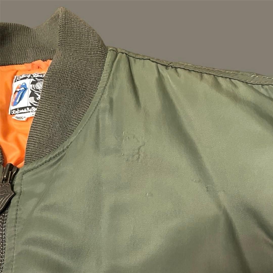 【希少】Rolling Stones MA-1 JAKET vintage古着