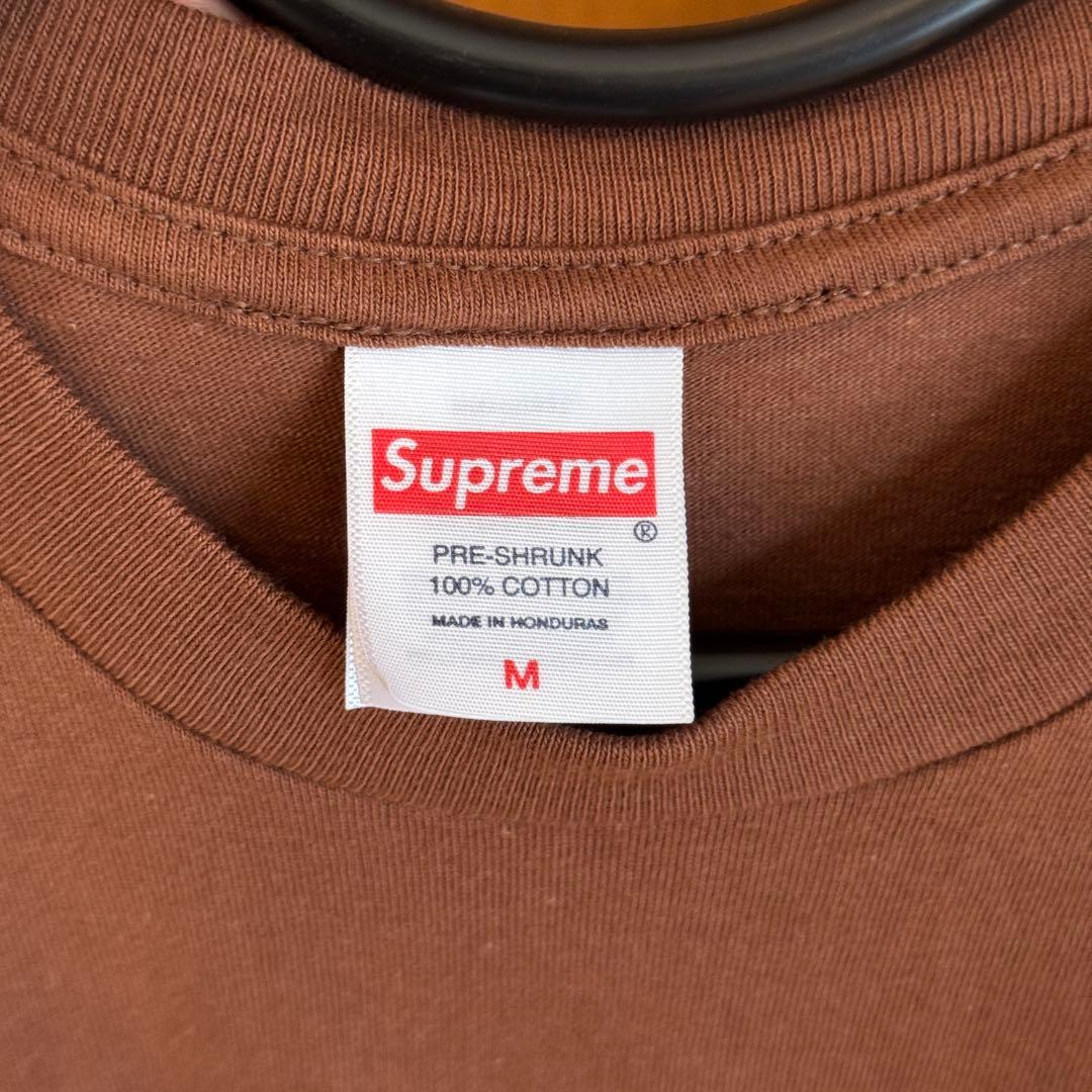 25s/s Supreme Bear Tee Brown サイズM