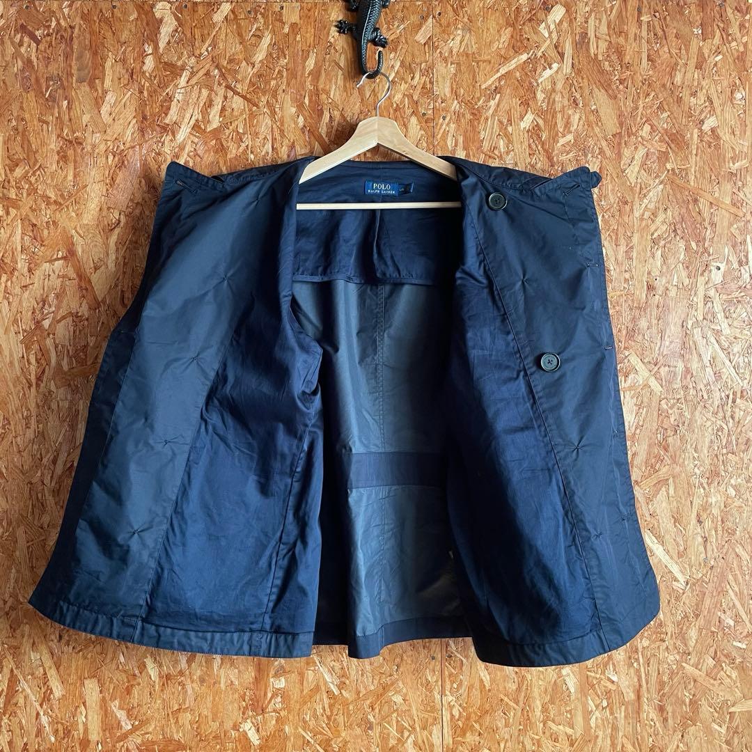 Polo Ralph Lauren Pコート ミリタリーコート ベルト ネイビー