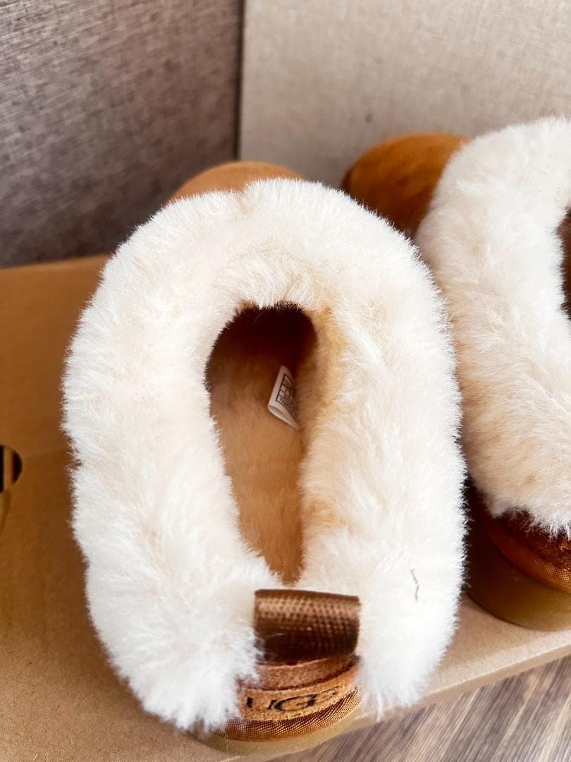 UGG ムートンブーツ ブラウン 厚底 24cm 新品