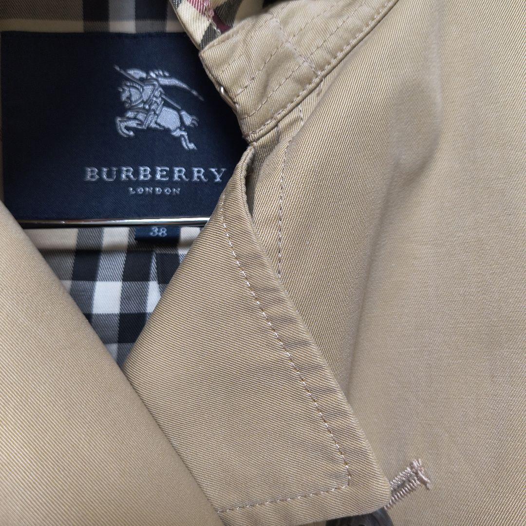 BURBERRY トレンチコート ノバチェック 38 ベージュ