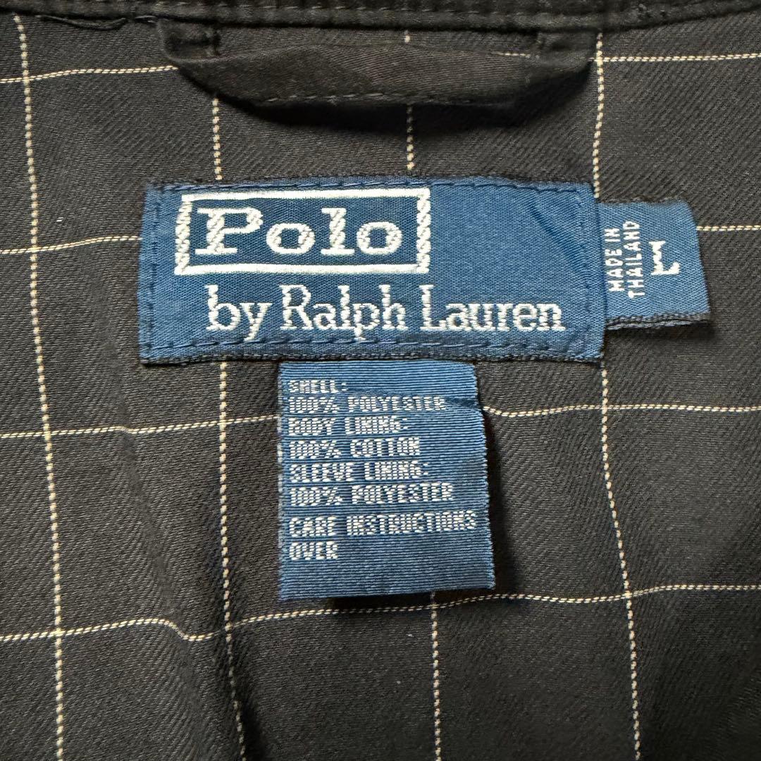 L ブラック 90s Ralph Laurenラルフローレン スウィングトップ