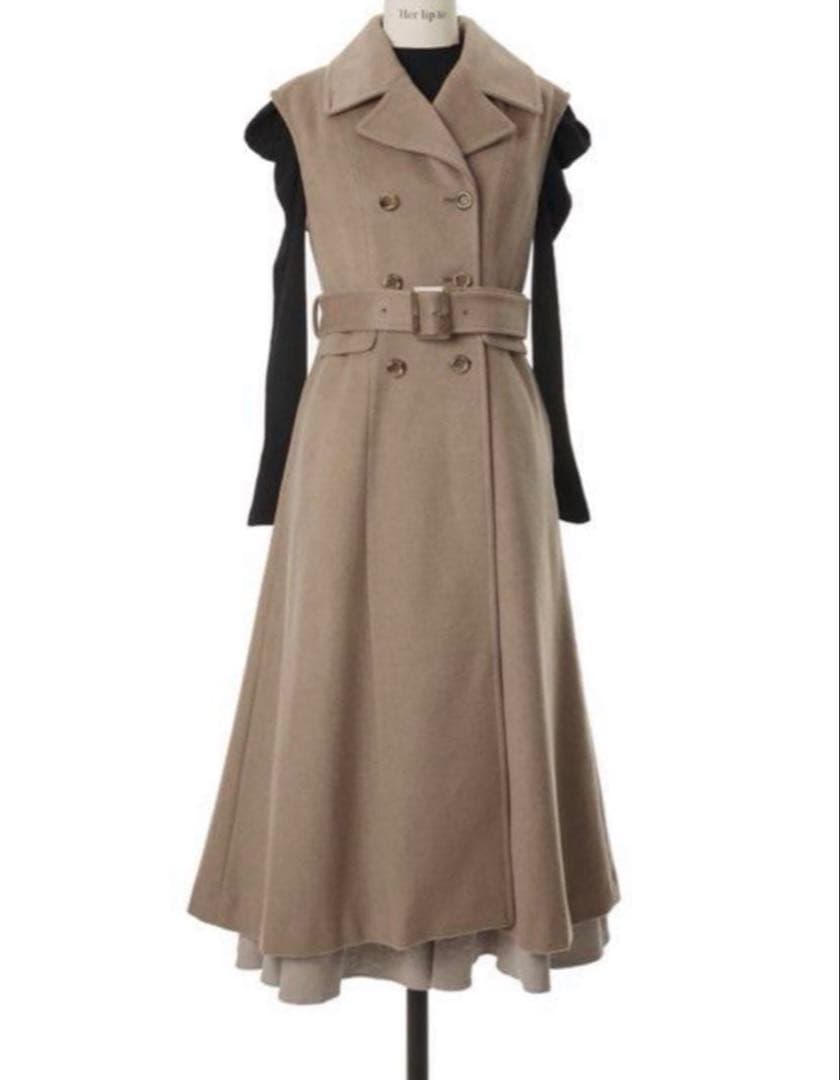 【美品】Herlipto Mademoiselle 2Way Long Coat
