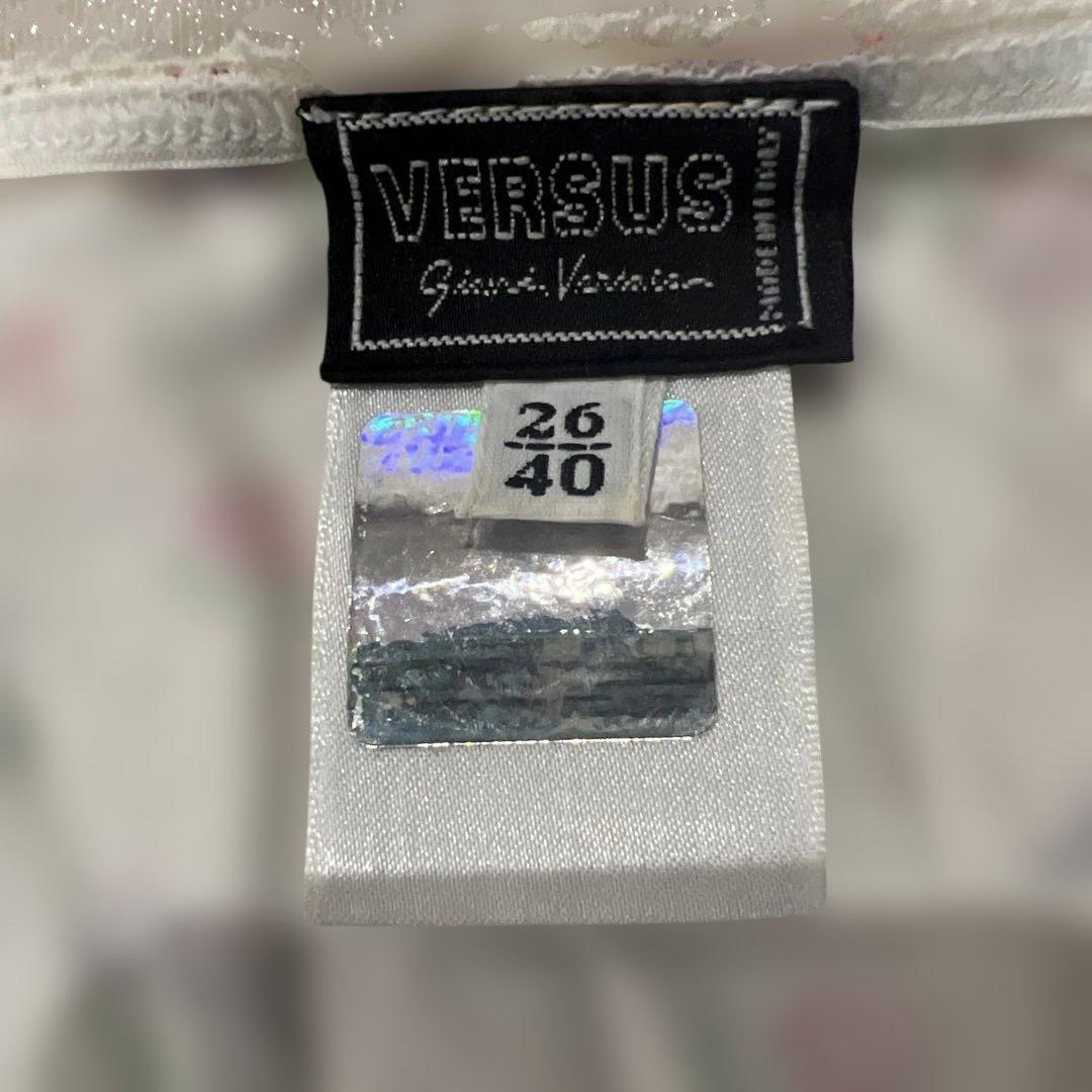 VERSUS 天使と花プリント 半袖Tシャツ
