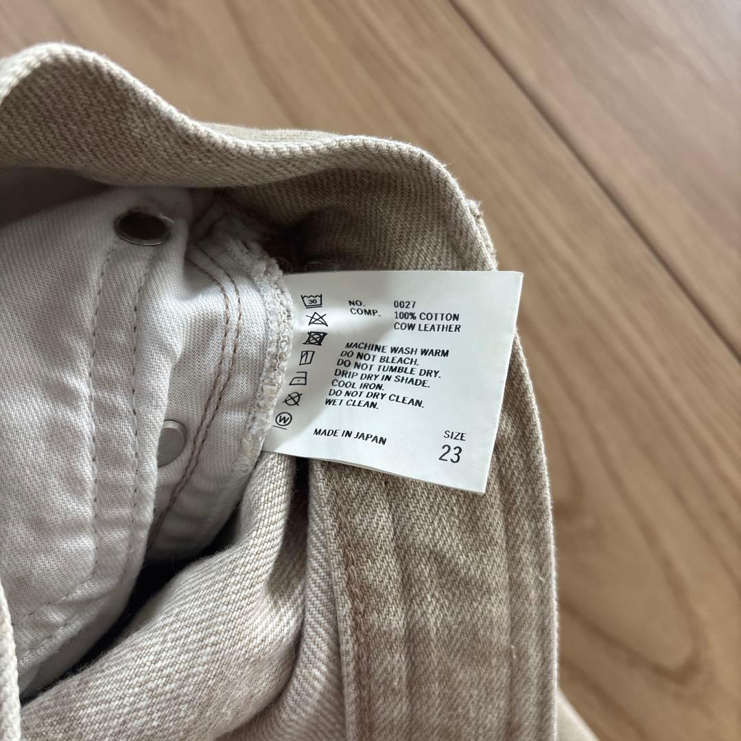 パンツ SHISHIKUI BASIC JEANS / BEIGE 23