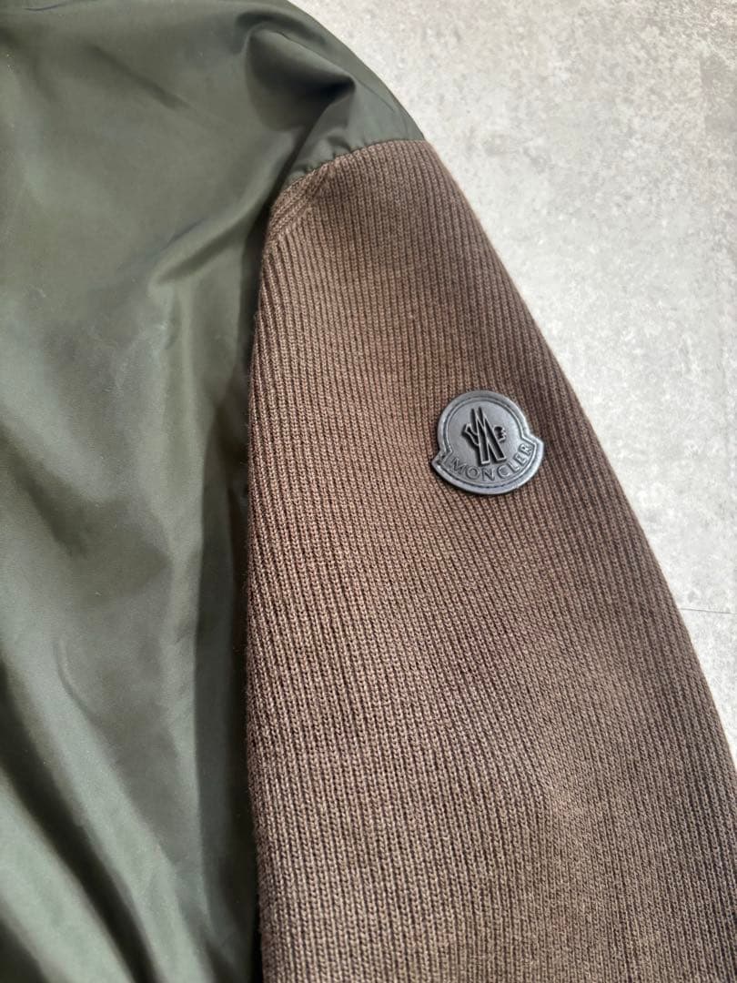 MONCLER MAGLIONE TRICOT CARDIGAN 袖ロゴ