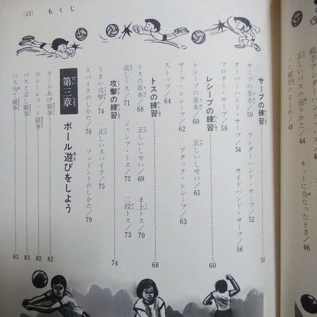 小学館入門百科シリーズ　バレーボール教室　8巻　昭和　1970年　レトロ
