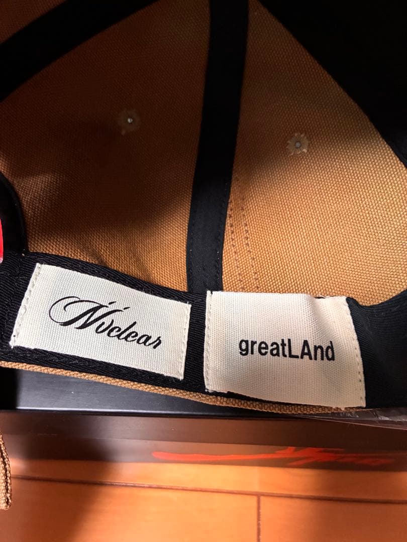 greatLAnd×NVCLEAR Adultery CAP RED