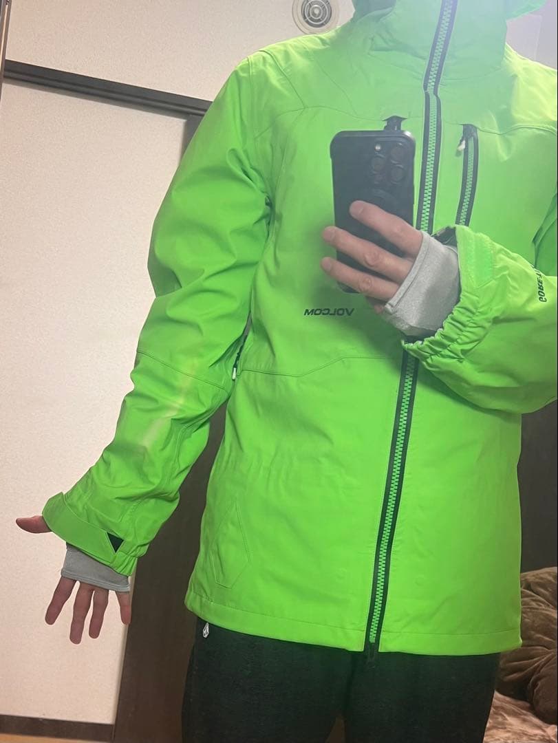 R*H様 ボルコム ゴアテックスジャケット グリーン Gore-Tex Recc