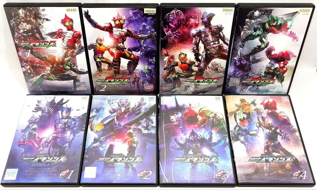 仮面ライダー/アマゾンズ season1+2【DVD】全8巻セット