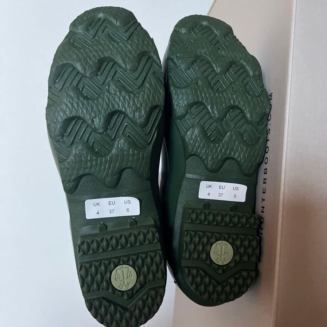 お値下げ中！HUNTER FIELD 長靴 UK37 オリーブ