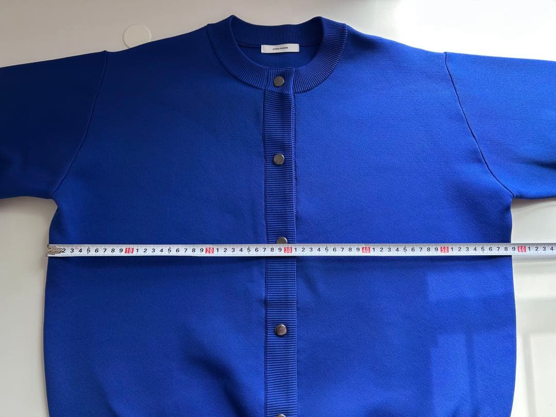 JOURNAL STANDARD ウォッシャブルバナナスリーブカーディガン 青