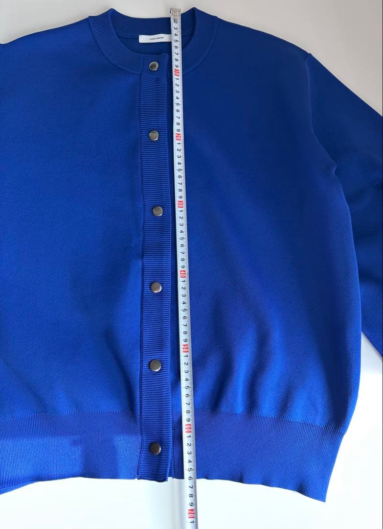 JOURNAL STANDARD ウォッシャブルバナナスリーブカーディガン 青