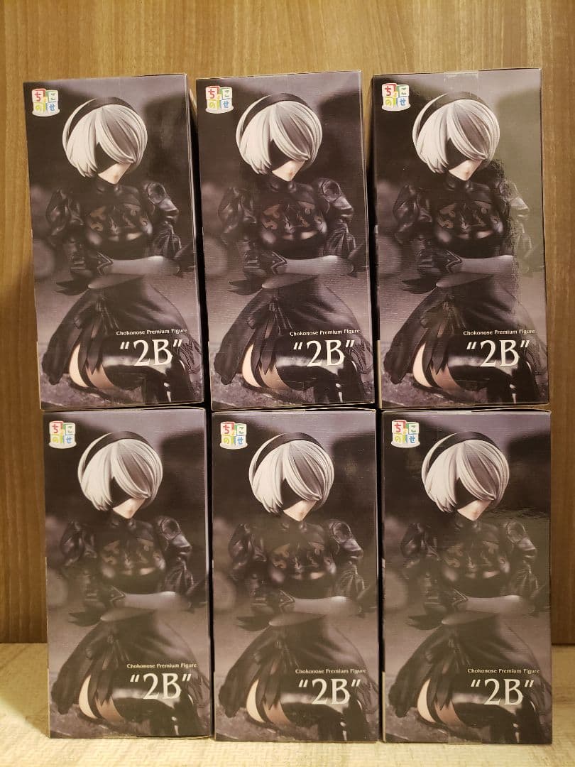 NieR Automata 2B フィギュア 6個セット ※匿名配送 未開封