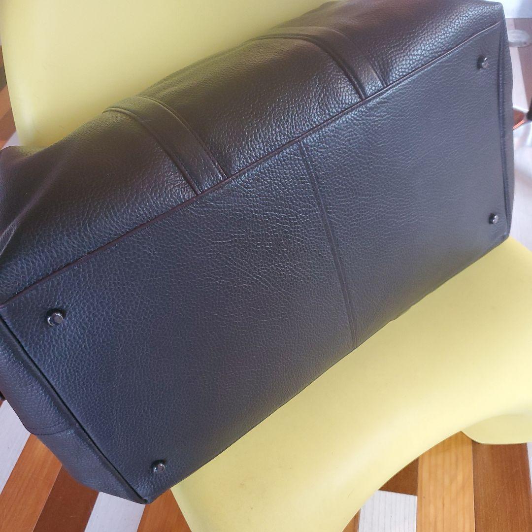 さ*し様 レアCOACHコーチ　 ボストンバック　ブラック黒 レザー ボストンバ