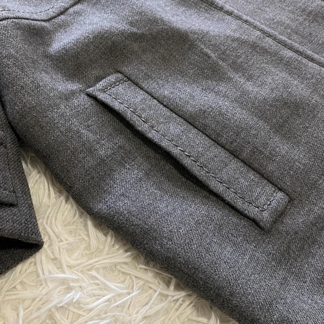 新品◆イタリア製✨PRADA プラダ【L】ウール ロングコート/タッセル付