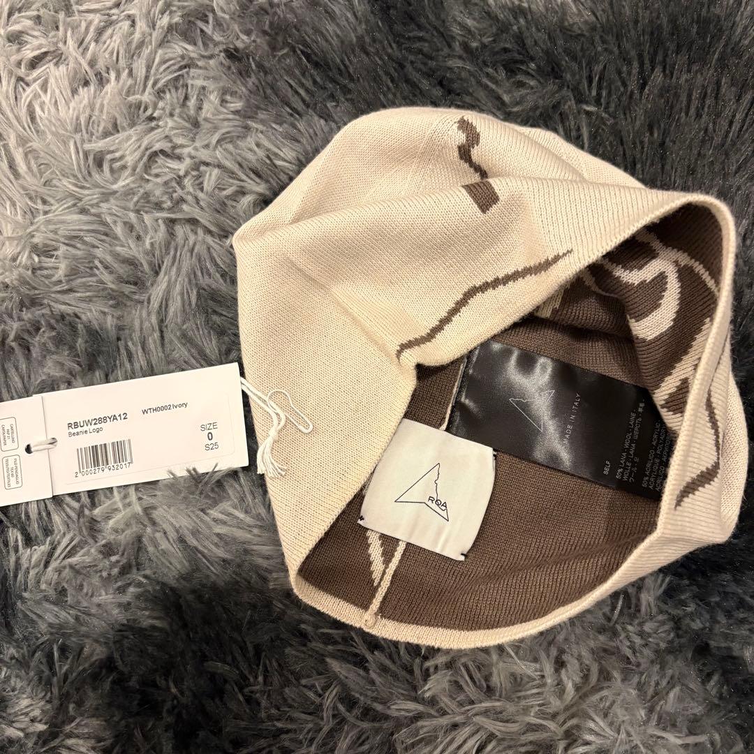 帽子 ROA Logo wool beanie