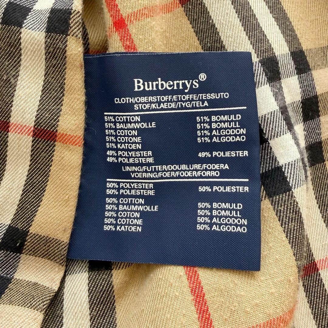 英国製ノバチェック Burberrys トレンチコート ロング丈 ベージュ